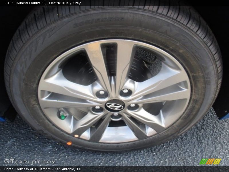 Electric Blue / Gray 2017 Hyundai Elantra SE