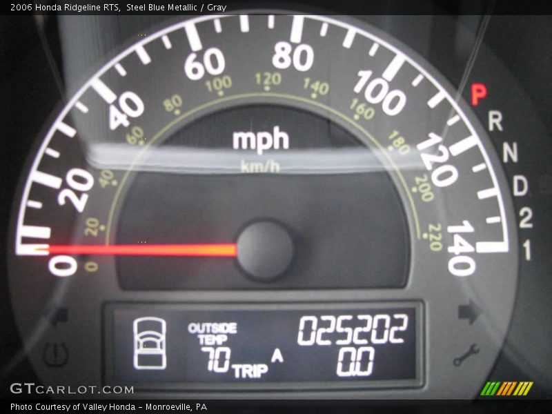 Steel Blue Metallic / Gray 2006 Honda Ridgeline RTS