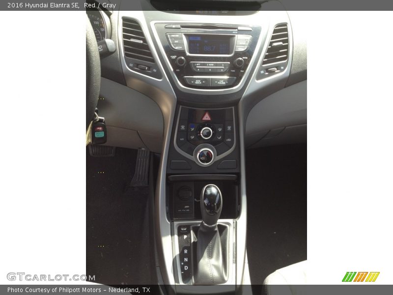 Red / Gray 2016 Hyundai Elantra SE