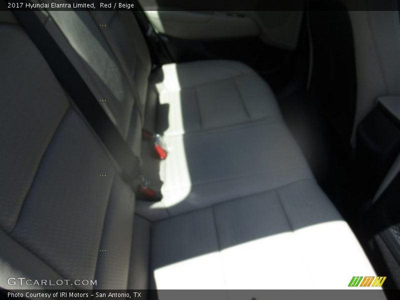Red / Beige 2017 Hyundai Elantra Limited