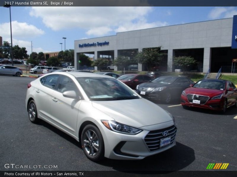 Beige / Beige 2017 Hyundai Elantra SE