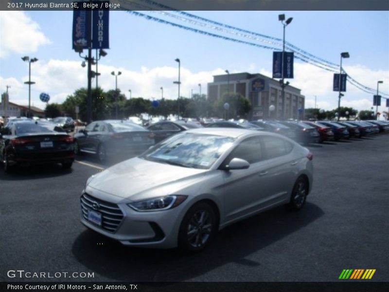 Beige / Beige 2017 Hyundai Elantra SE