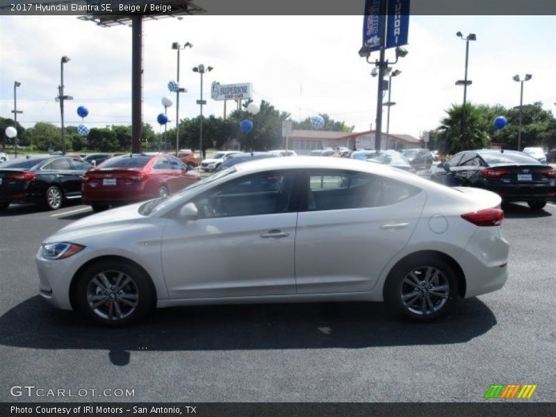Beige / Beige 2017 Hyundai Elantra SE