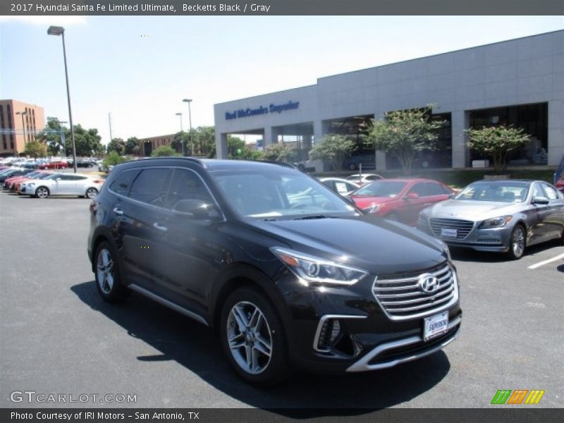 Becketts Black / Gray 2017 Hyundai Santa Fe Limited Ultimate