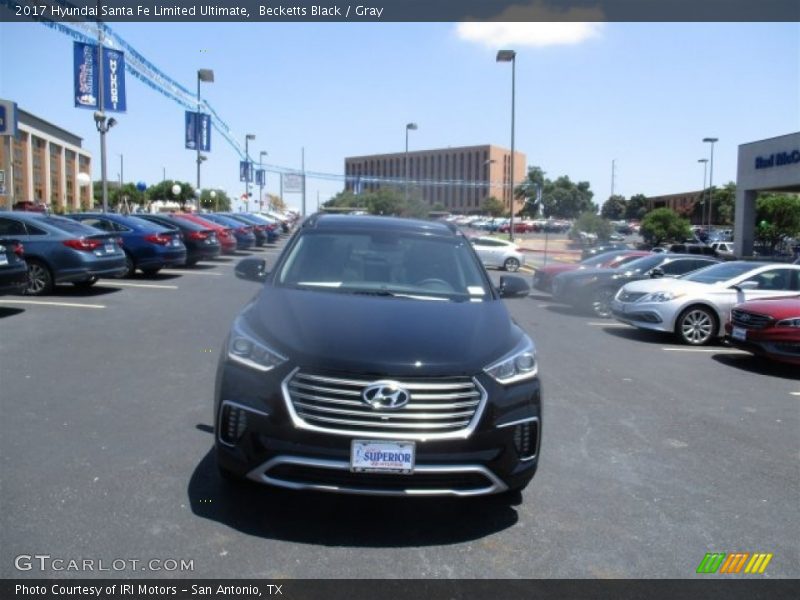 Becketts Black / Gray 2017 Hyundai Santa Fe Limited Ultimate