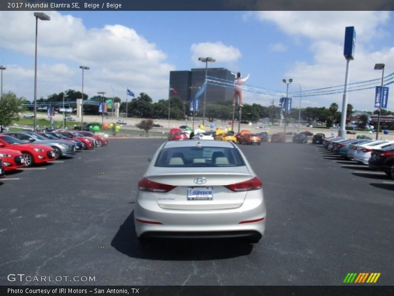 Beige / Beige 2017 Hyundai Elantra SE