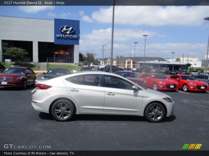 Beige / Beige 2017 Hyundai Elantra SE