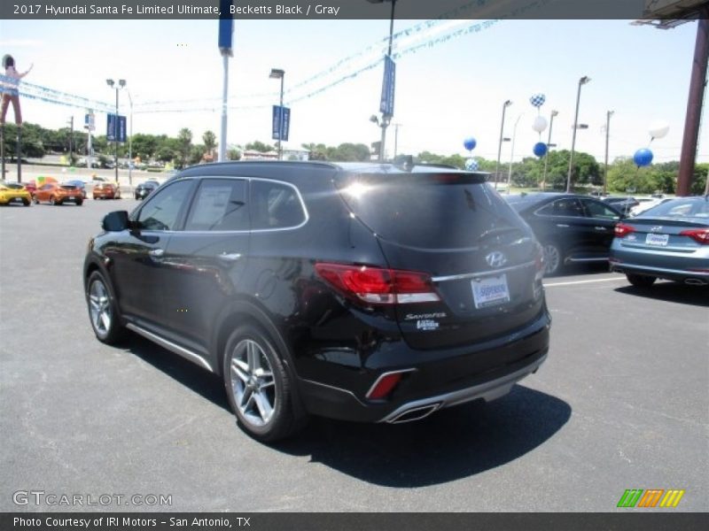 Becketts Black / Gray 2017 Hyundai Santa Fe Limited Ultimate