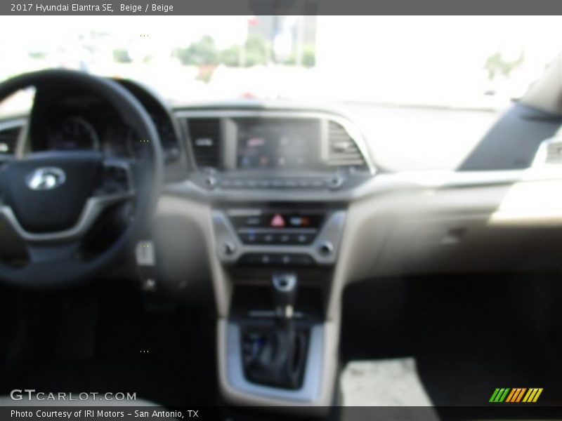 Beige / Beige 2017 Hyundai Elantra SE