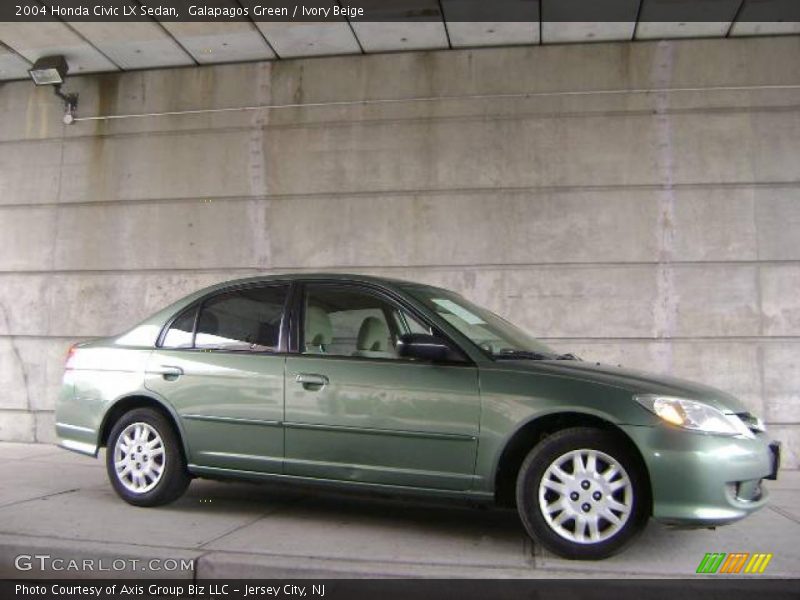 Galapagos Green / Ivory Beige 2004 Honda Civic LX Sedan