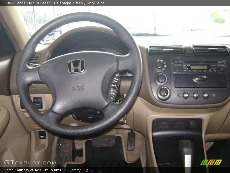 Galapagos Green / Ivory Beige 2004 Honda Civic LX Sedan