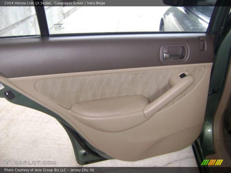 Galapagos Green / Ivory Beige 2004 Honda Civic LX Sedan