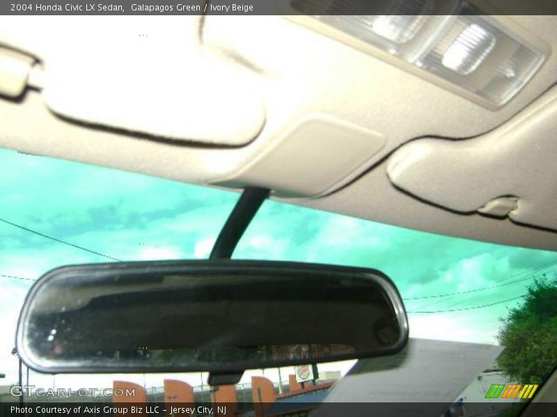Galapagos Green / Ivory Beige 2004 Honda Civic LX Sedan