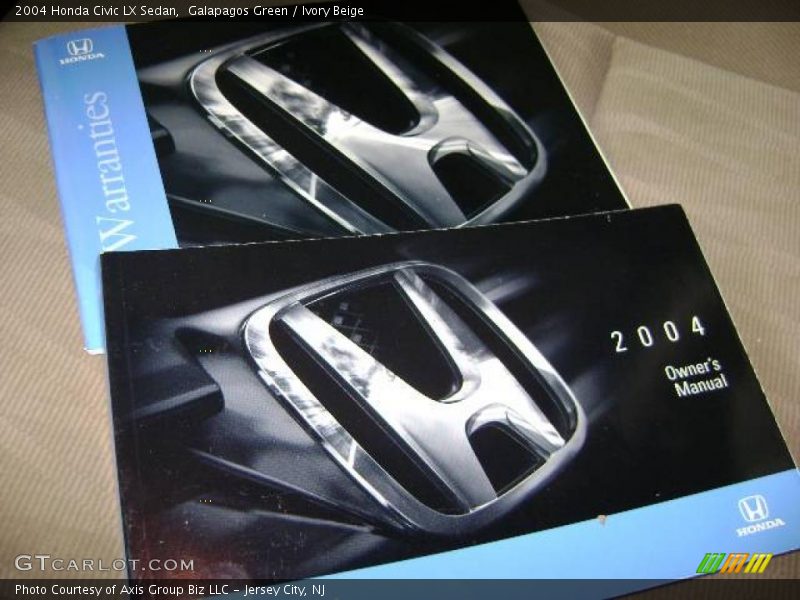 Galapagos Green / Ivory Beige 2004 Honda Civic LX Sedan