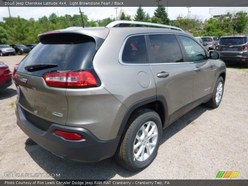 Light Brownstone Pearl / Black 2016 Jeep Cherokee Latitude 4x4
