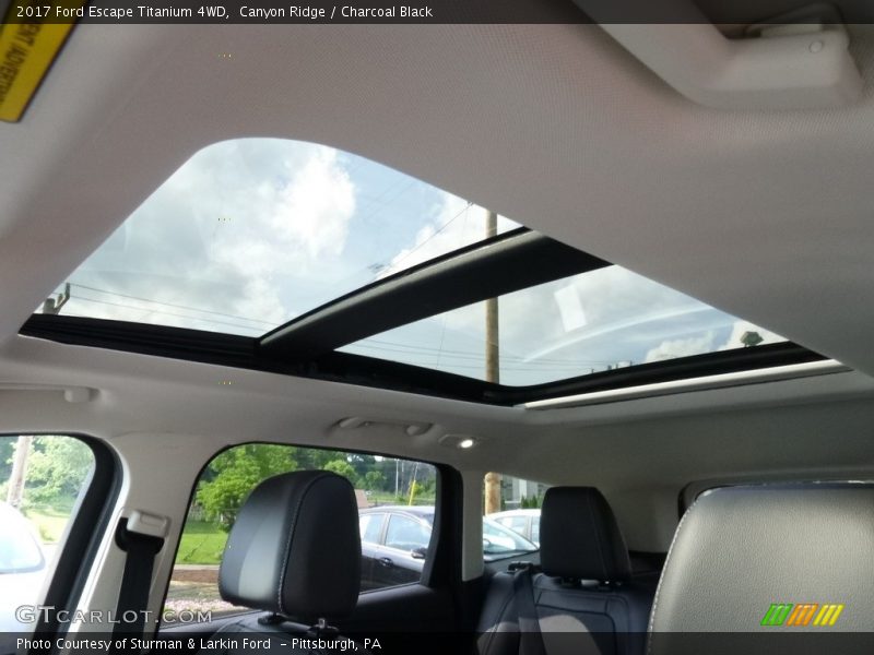 Canyon Ridge / Charcoal Black 2017 Ford Escape Titanium 4WD