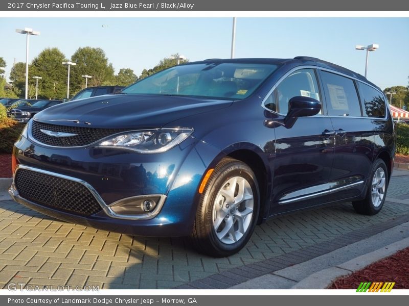 Jazz Blue Pearl / Black/Alloy 2017 Chrysler Pacifica Touring L