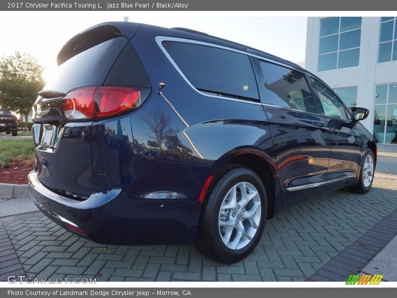 Jazz Blue Pearl / Black/Alloy 2017 Chrysler Pacifica Touring L
