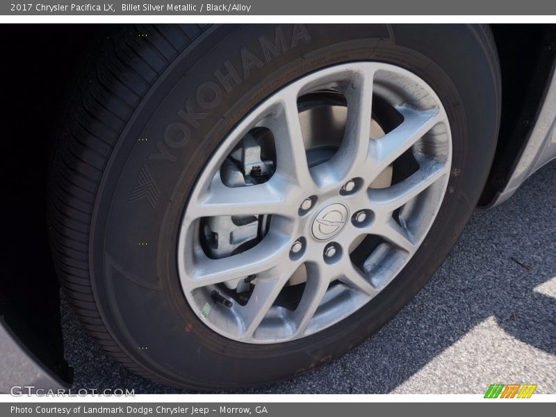 Billet Silver Metallic / Black/Alloy 2017 Chrysler Pacifica LX