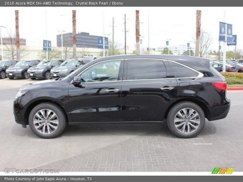 Crystal Black Pearl / Ebony 2016 Acura MDX SH-AWD Technology