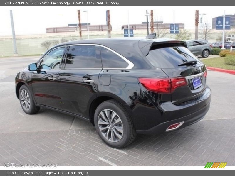 Crystal Black Pearl / Ebony 2016 Acura MDX SH-AWD Technology
