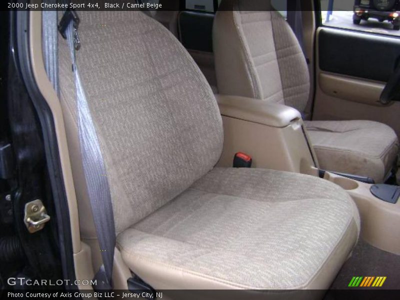 Black / Camel Beige 2000 Jeep Cherokee Sport 4x4