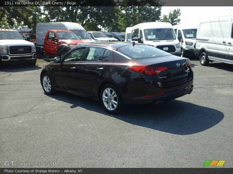 Dark Cherry / Beige 2011 Kia Optima EX