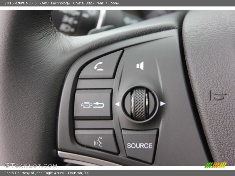 Crystal Black Pearl / Ebony 2016 Acura MDX SH-AWD Technology
