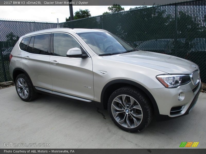 Glacier Silver Metallic / Oyster 2017 BMW X3 xDrive28i