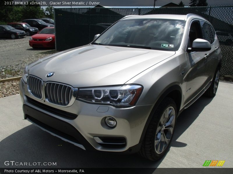 Glacier Silver Metallic / Oyster 2017 BMW X3 xDrive28i