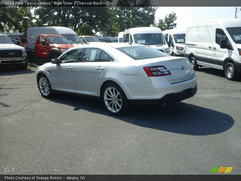 Ingot Silver / Charcoal Black 2014 Ford Taurus Limited