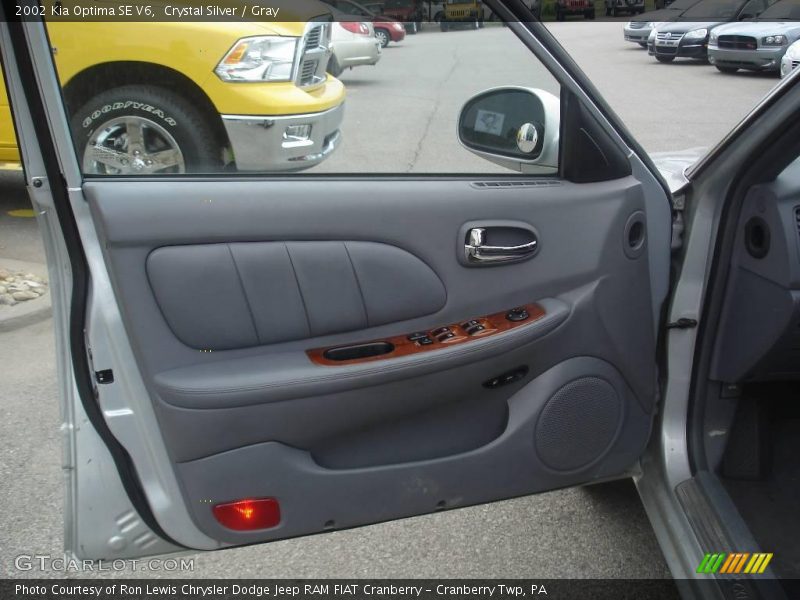 Crystal Silver / Gray 2002 Kia Optima SE V6