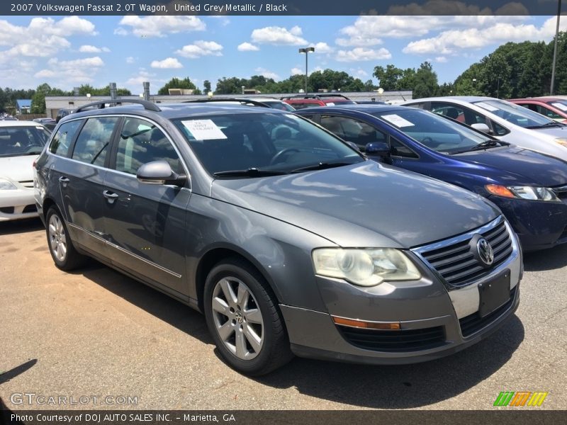 United Grey Metallic / Black 2007 Volkswagen Passat 2.0T Wagon