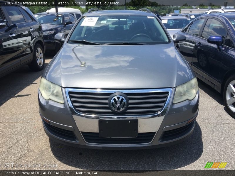 United Grey Metallic / Black 2007 Volkswagen Passat 2.0T Wagon