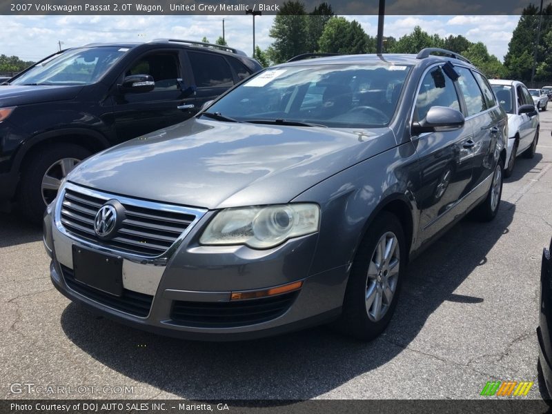 United Grey Metallic / Black 2007 Volkswagen Passat 2.0T Wagon