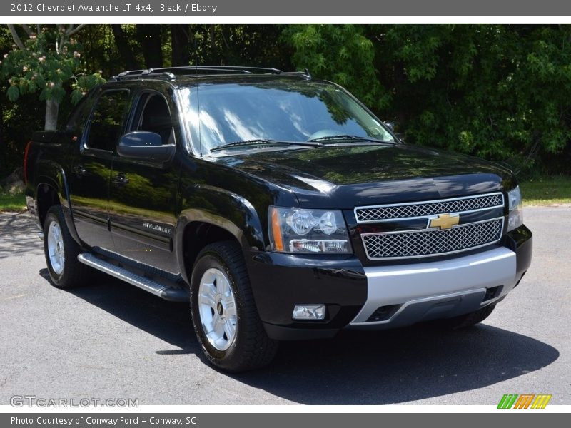 Black / Ebony 2012 Chevrolet Avalanche LT 4x4