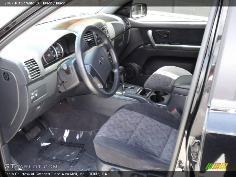 Black / Black 2007 Kia Sorento LX