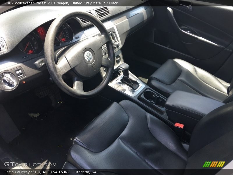 United Grey Metallic / Black 2007 Volkswagen Passat 2.0T Wagon