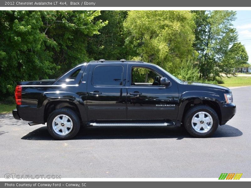 Black / Ebony 2012 Chevrolet Avalanche LT 4x4