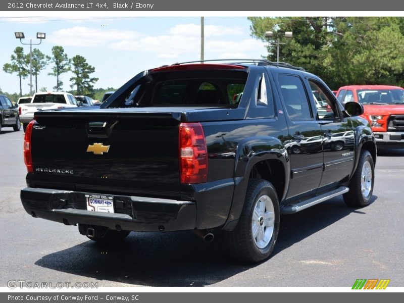 Black / Ebony 2012 Chevrolet Avalanche LT 4x4