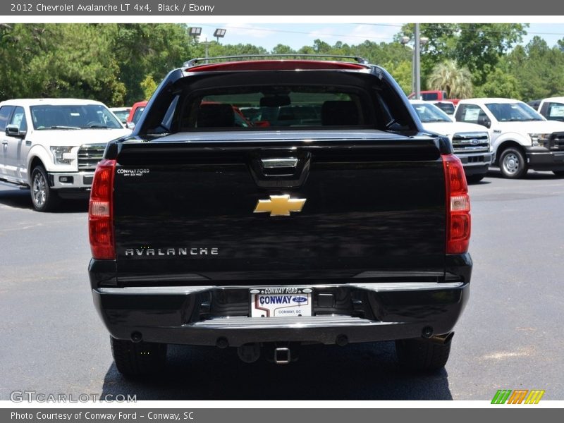 Black / Ebony 2012 Chevrolet Avalanche LT 4x4