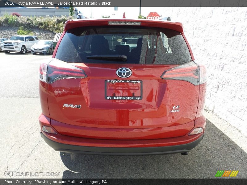 Barcelona Red Metallic / Black 2016 Toyota RAV4 LE AWD