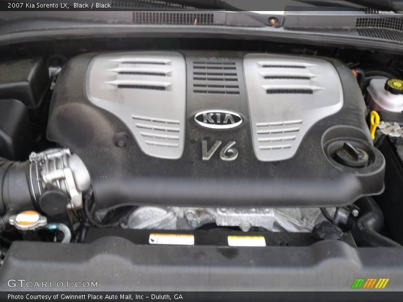 Black / Black 2007 Kia Sorento LX