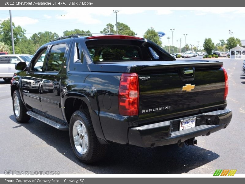 Black / Ebony 2012 Chevrolet Avalanche LT 4x4