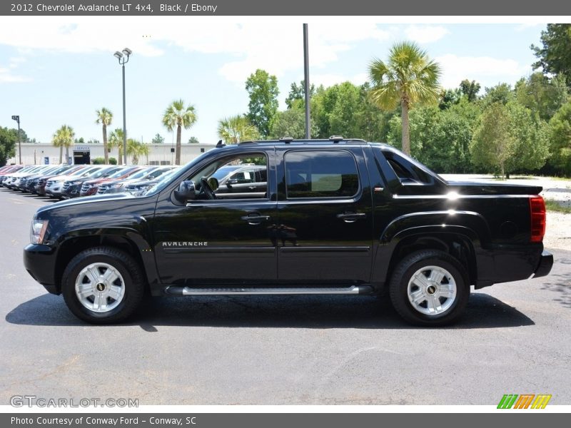 Black / Ebony 2012 Chevrolet Avalanche LT 4x4