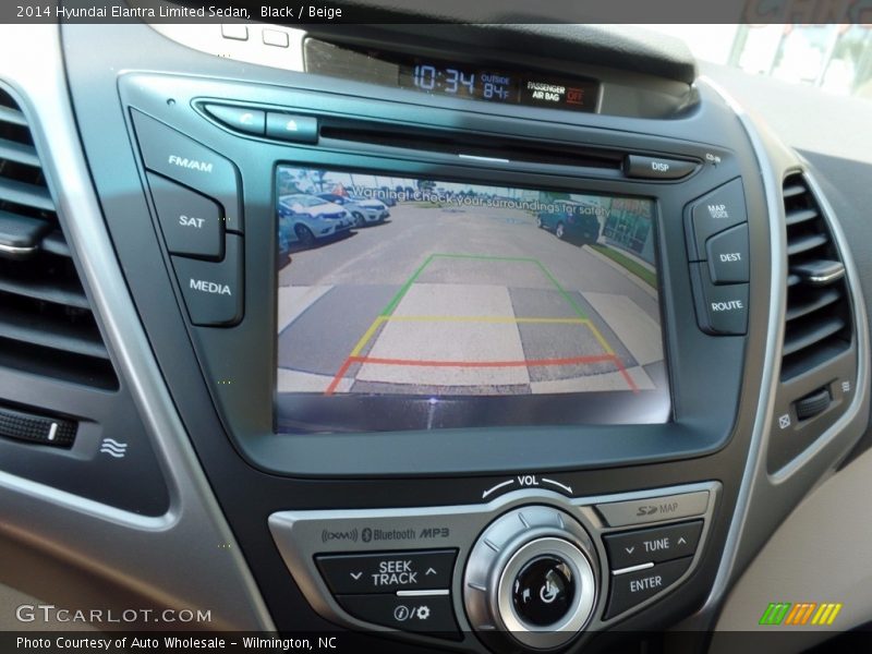 Black / Beige 2014 Hyundai Elantra Limited Sedan