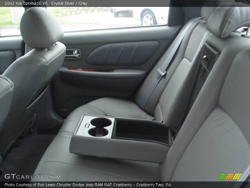 Crystal Silver / Gray 2002 Kia Optima SE V6