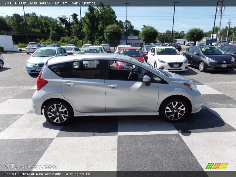 Brilliant Silver / Charcoal 2015 Nissan Versa Note SR