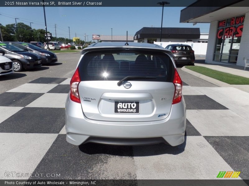 Brilliant Silver / Charcoal 2015 Nissan Versa Note SR