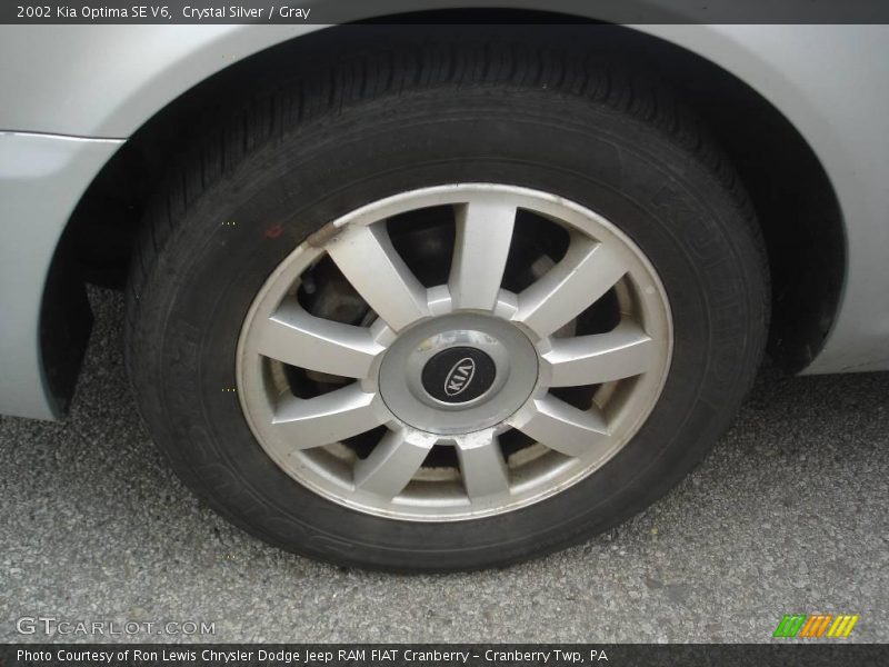 Crystal Silver / Gray 2002 Kia Optima SE V6